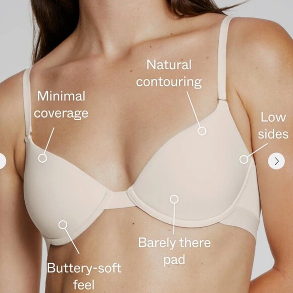 Seamless Tan Bra - Picture 4 of 6